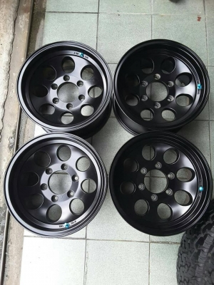 ล้อหยดนำ้ 6รู139 ขอบ 16*8 et0 สีดำ สภาพสวยๆ 1ชุด ล้อหยดนำ้ 6รู139 ขอบ 16*8 et0 สีดำ สภาพสวยๆ 1ชุด