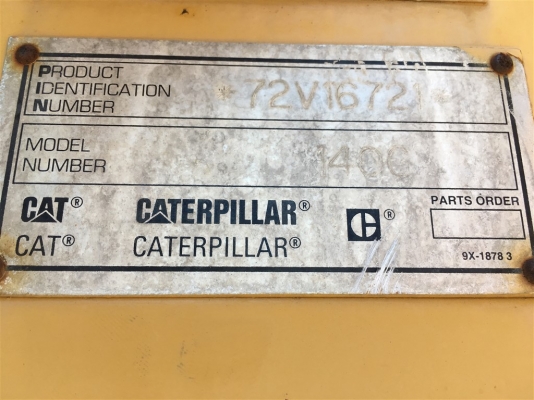 CAT 140G SN: 16721 ปี 1994 พร้อมสแกริฟาย รถสวยนำเข้าจากอเมริกาครับ