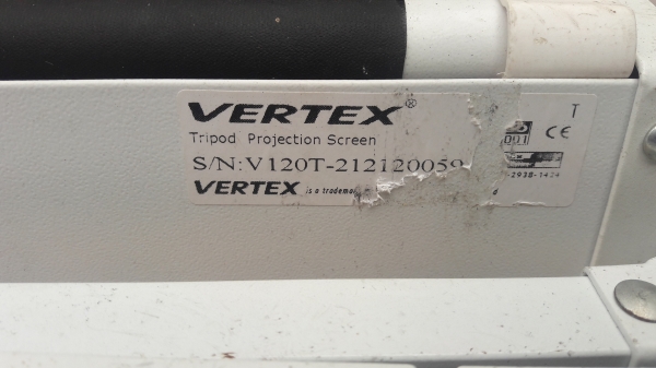 หน้าจอโปรเจคเตอร์มือสองยี่ห้อ VERTEX 120 นิ้ว