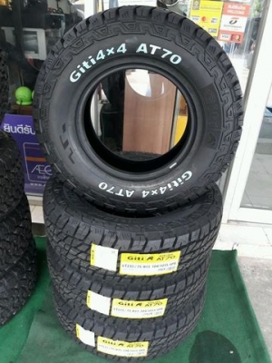 Giti 4x4 AT70 235/75R15 ยางคุณภาพดี ตัวหนังสือสีขาว Giti 4x4 AT70 235/75R15 ยางคุณภาพดี ตัวหนังสือสีขาว