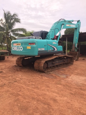 ขายรถขุดแบ็คโคทำงาน6700 ชม.KOBELCO SK200-8ซุปเปอร์X YN12 เครื่องเดิมปั๊มเดิม เอกสารครบ ช่วงล่างสวย