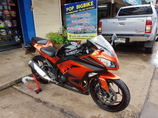 ขายแลกเทิร์น KAWASAKI NINJA300 ABS ปี2014 เดิมๆ ไมล์น้อย ทะเบียนพร้อมโอน บุ๊คเซอร์วิสครบ ราคา 93500 บาท ส่งได้ทั่วไทยคับ สนใจติดต่อ 081-0578282 FACEBOOK ชาญณรงค์ ป๊อป ชัยอมฤต ไอดีไลน์ POPBIGBIKESAKON คับ สนใจรถสวย ถูก ดี ต้อง POP BIGBIKE SAKONNAKHON  คลิป