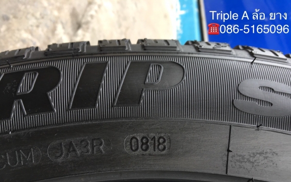 ยางใหม่ป้ายแดง 265-50-20 GoodYear ปี 18 ตุ่มครบ เส้นสีชัดๆ