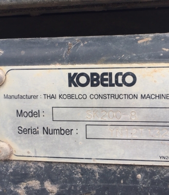 ขายแบคโฮ KOBELCO SK200-8 YN12T SuperXm 4771ชั่วโมงสวยมาก สนใจโทร 081-970-1072