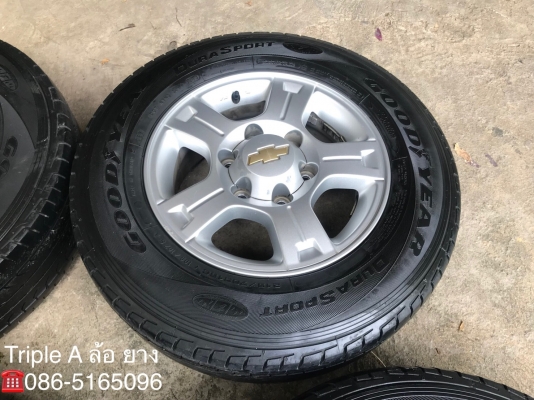 ล้อแม็ก Chevrolet ขอบ 15 พร้อมยาง 215-70-15 GoodYear  ปี 13