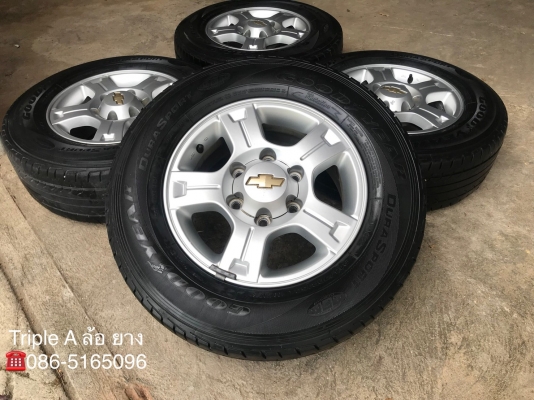 ล้อแม็ก Chevrolet ขอบ 15 พร้อมยาง 215-70-15 GoodYear  ปี 13