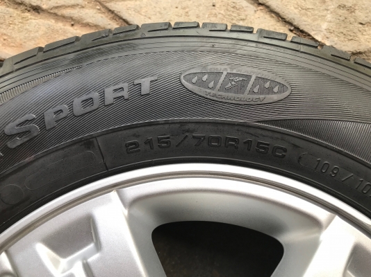 ล้อแม็ก Chevrolet ขอบ 15 พร้อมยาง 215-70-15 GoodYear  ปี 13