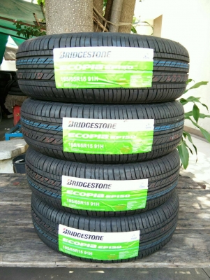 ขายยางใหม่ 195/65R15 บริดจสโตน ปลายปี17 คุ้มสุดๆ ชุดละ 6400 บาท พร้อมใส่ ถ่วง ฟรี