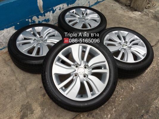 ล้อแม็กป้ายแดง Suzuki Swift 2018 ขอบ16 รุ่นใหม่ล่าสุด  พร้อมยางป้ายแดง Bridgestone 185-55-16 ปี 18 แม็กสวย ตุ่มอลัง