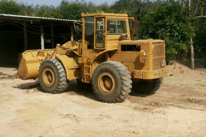 รถตักล้อยาง CAT950 มีเอกสารเล่มทะเบียน รถพร้อมใช้งานเครื่องดี