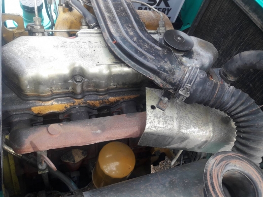 ขายรถยก MITSUBISHI FD25 F18A  เครื่องดีเซล เกียร์ธรรมดา ยกได้2.5ตัน เสา4เมตร ยางตันหน้า-หลัง รถเก่าญี่ปุ่น ติดต่อ 098-7962549