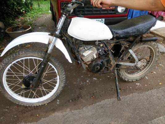 ขาย dt125 เล่มหาย ขับได้  ราคาตามสภาพ 6500