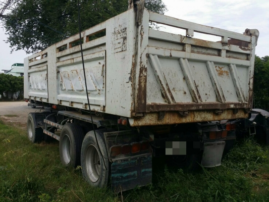 ????ลูกพ่วงสามมิตร สามเพลาดั้ม ปี 50  เอกสารพร้อมโอน ทะเบียนเต็ม สนใจ☎ 083-9628875