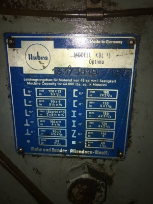 ขายเครื่องตัดเจาะอเนกประสงค์50ตันเยอรมันเดินเฟืองราคาเบาๆๆครับ ขายเครื่องตัดเจาะอเนกประสงค์50ตันเยอรมันเดินเฟืองราคาเบาๆๆครับ