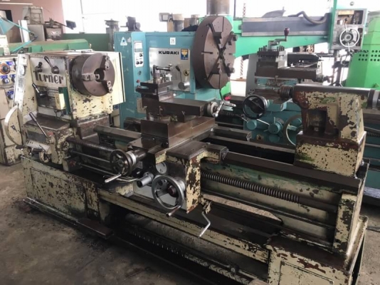 ขายเครื่องกลึง 8 ฟุต สวิง 1 เมตร รู3 นิ้วพร้อมใช้ครับ