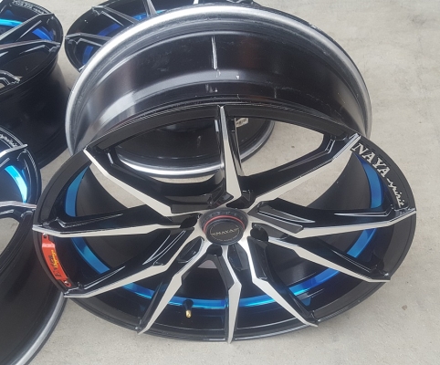 ล้อมือ2 NAYA ขอบ17 4รู100 กว้าง7.5 ET30  4 ล้อ