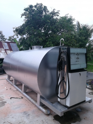 ขายถังน้ำมัน9500 ลิตร พร้อมตู้จ่าย พร้อมใช้