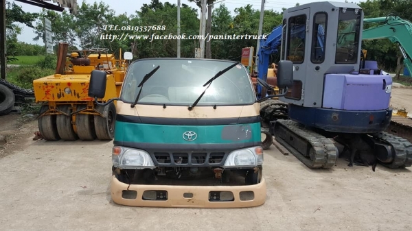 FROM JAPANหัวเก๋งรถบรรทุก4ล้อใหญ่,6ล้อเล็กTOYOTA DYNA XZU388,200-300(ตาหวาน/รุ่นใหม่/ยกหัวได้/กระจกไฟฟ้า/24v.) ราคาเพียง 56,000 บาท