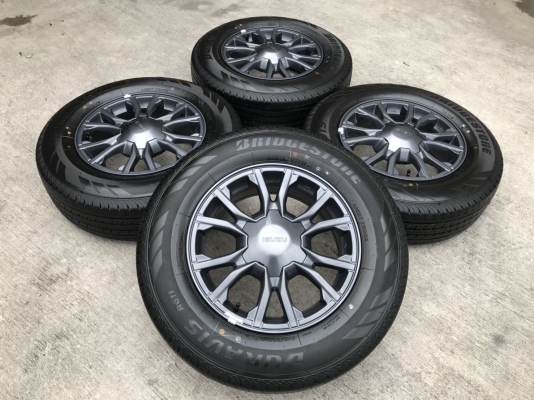 ล้อแม็กป้ายแดง ISUZU X-Series 2018 ขอบ 16 รุ่นใหม่ล่าสุด พร้อมยางป้ายแดง 215-70-16 Bridgestone ปี 18