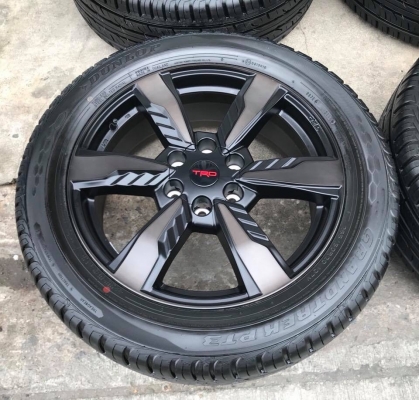 ล้อแม็กป้ายแดง All New Fortuner TRD ขอบ 20 พร้อมยางป้ายแดง 265-50-20 Dunlop ปี 18 แม็กสวยกริ๊บ ตุ่มอลัง