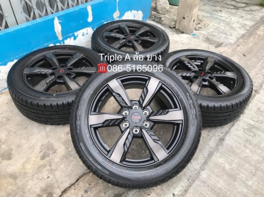 ล้อแม็กป้ายแดง All New Fortuner TRD ขอบ 20 พร้อมยางป้ายแดง 265-50-20 Dunlop ปี 18 แม็กสวยกริ๊บ ตุ่มอลัง
