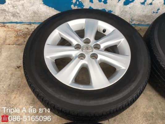 ล้อแม็ก Toyota Altis ขอบ 15 พร้อมยาง Maxxis 195-65-15 ปี 14 ดอกยางหนาปึก