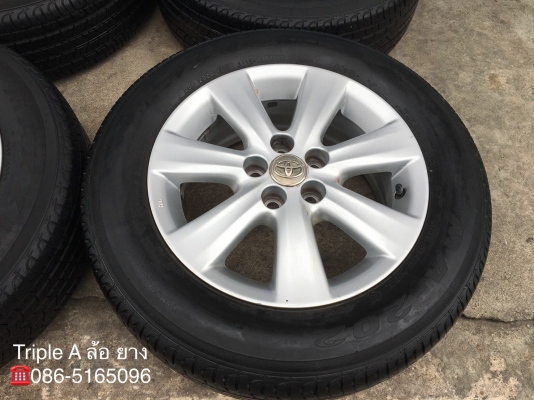 ล้อแม็ก Toyota Altis ขอบ 15 พร้อมยาง Maxxis 195-65-15 ปี 14 ดอกยางหนาปึก