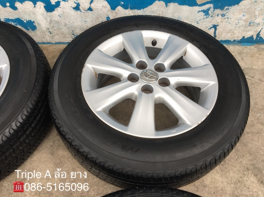 ล้อแม็ก Toyota Altis ขอบ 15 พร้อมยาง Maxxis 195-65-15 ปี 14 ดอกยางหนาปึก