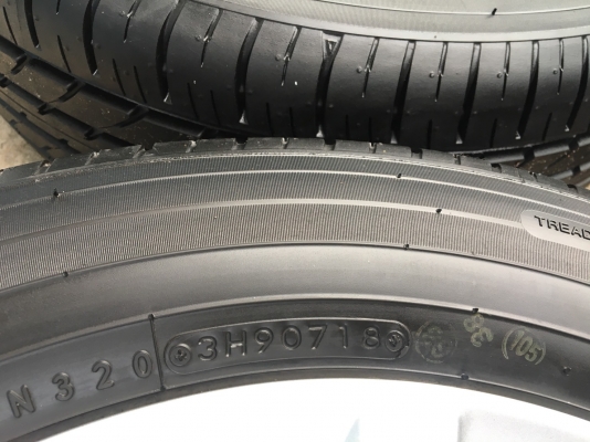 ล้อแม็กป้ายแดง Mazda3 ขอบ 16 พร้อมยางป้ายแดง 205-60-16 TOYO ปี 18 แม็กสวยกริ๊บ ดอกยางมีตุ่ม เส้นสีชัด