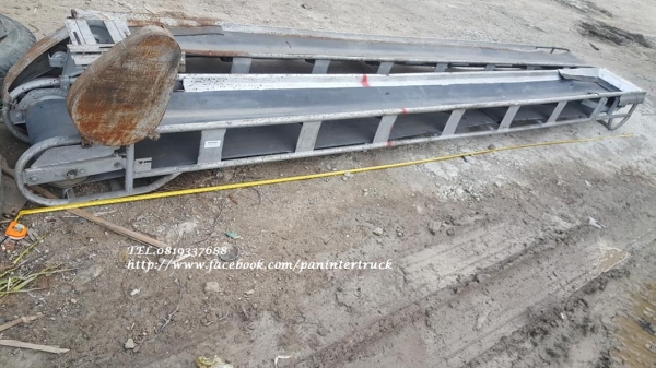 FROM JAPANขายถูกด่วนๆสายพานลำเลียงBELT CONVEYOR -YOKOHAMA ขนาดความยาว:5เมตร/ความกว้าง:40เซนติเมตร/สินค้าเก่านอก