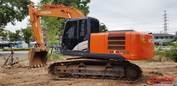 ขายรถแบคโฮ HITACHI ZX200-5G ใช้งาน 9 พันชั่วโมง กล้องหลัง สภาพเทพบุตร