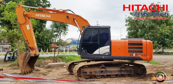 ขายรถแบคโฮ HITACHI ZX200-5G ใช้งาน 9 พันชั่วโมง กล้องหลัง สภาพเทพบุตร