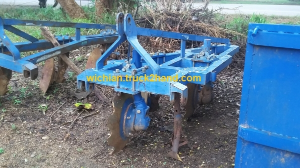 ขายแล้วขอบคุณ เฮียตู่ บ้านโป่งมากครับ หางไถสับกลบใบอ้อย ไคเฮงหลีจักรกล แบบ4ขา จานไถจานจักรเต็มใบพร้อมใช้งาน