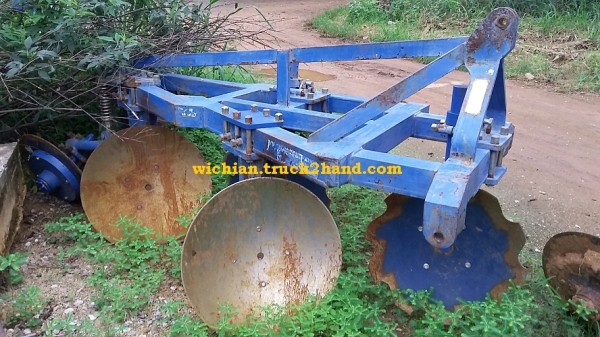 ขายแล้วขอบคุณ เฮียตู่ บ้านโป่งมากครับ หางไถสับกลบใบอ้อย ไคเฮงหลีจักรกล แบบ4ขา จานไถจานจักรเต็มใบพร้อมใช้งาน