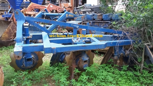 ขายแล้วขอบคุณ เฮียตู่ บ้านโป่งมากครับ หางไถสับกลบใบอ้อย ไคเฮงหลีจักรกล แบบ4ขา จานไถจานจักรเต็มใบพร้อมใช้งาน