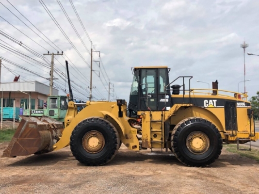 ขายรถตักล้อยาง CAT 980G รถนอกนำเข้าเองจากญี่ปุ่น สภาพสวยพร้อมใช้ มีVDOการทำงานครับ