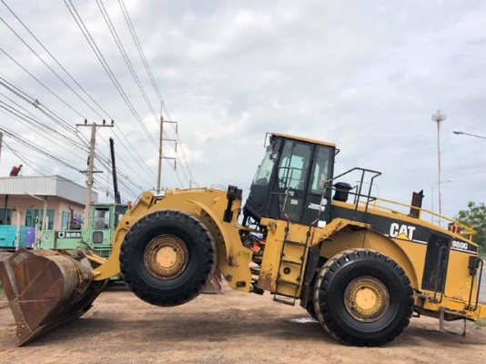ขายรถตักล้อยาง CAT 980G รถนอกนำเข้าเองจากญี่ปุ่น สภาพสวยพร้อมใช้ มีVDOการทำงานครับ ขายรถตักล้อยาง CAT 980G รถนอกนำเข้าเองจากญี่ปุ่น สภาพสวยพร้อมใช้ มีVDOการทำงานครับ
