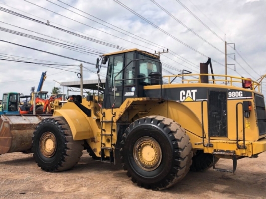ขายรถตักล้อยาง CAT 980G รถนอกนำเข้าเองจากญี่ปุ่น สภาพสวยพร้อมใช้ มีVDOการทำงานครับ ขายรถตักล้อยาง CAT 980G รถนอกนำเข้าเองจากญี่ปุ่น สภาพสวยพร้อมใช้ มีVDOการทำงานครับ