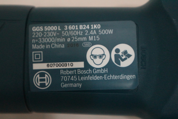 เครื่องเจียรคอยาว (โอเลย์) Bosch รุ่น GGS5000L (500w.) ของใหม่ เครื่องเจียรคอยาว (โอเลย์) Bosch รุ่น GGS5000L (500w.) ของใหม่