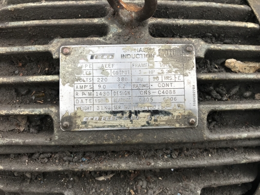 ขายแท่นอัดไฮโดรลิค+ชุดปั๊มน้ำมันไฮโดรลิค 3HP. 380V พร้อมวาล์วคอนโทรล แท่นอัดสูง 2เมตรกว่า อุปกรณ์ครบ ถอดจากโรงงาน สภาพสวย