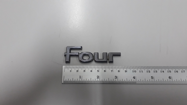 เพลทโลโก้ Four ติดท้ายรถ เพลทโลโก้ Four ติดท้ายรถ