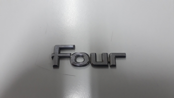 เพลทโลโก้ Four ติดท้ายรถ
