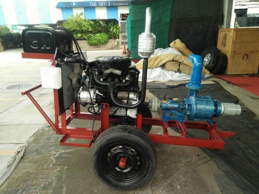 เครื่องสูบนํ้าประกอบใหม่พร้อมใช้งาน เครื่องยนต์ ISUZU  c223 เครื่อง 2200 CC 75 แรงม้า