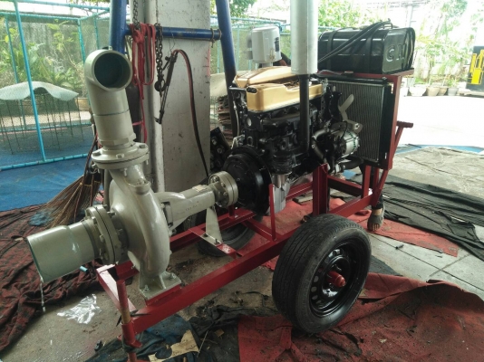 เครื่องสูบนํ้าประกอบใหม่พร้อมใช้งาน เครื่องยนต์ ISUZU  c223 เครื่อง 2200 CC 75 แรงม้า