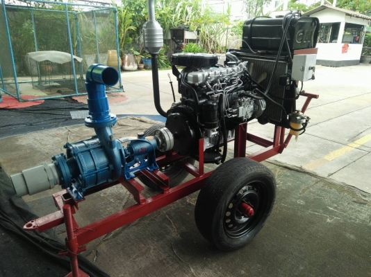 เครื่องสูบนํ้าประกอบใหม่พร้อมใช้งาน เครื่องยนต์ ISUZU  c223 เครื่อง 2200 CC 75 แรงม้า