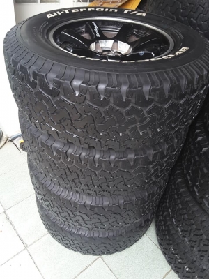 Lenso RT7 + BF KO1 USA. 265/70/16 ปี12 สวยๆ 1ชุด Lenso RT7 + BF KO1 USA. 265/70/16 ปี12 สวยๆ 1ชุด