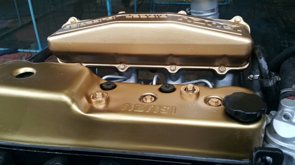 เครื่องสูบนํ้าประกอบใหม่พร้อมใช้งาน เครื่องยนต์ ISUZU มังกรทอง DIESEL+หอยส่งไกลขนาด 6 ออก 4  นิ้ว