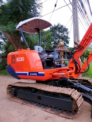 ขายรถขุดแบคโฮ HITACHI EX-30 ขนาด PC-30 รถเก่านอกแท้100\% #มีลายหัวแย๊ก #คอลโทนสั้นปั๊มนิ้ว เครื่องยนต์ อีซูสุ 3 สูบ เครื่องดีระบบไว ช่วงล่างแน่น ชั่วโมงการทำงาน 4,200 ชม. รถพร้อมใช้งาน เอกสารใบอินวอยครบ          ????ราคา 380,000 ต่อรองได้???? ☎️ สนใจติดต่อ
