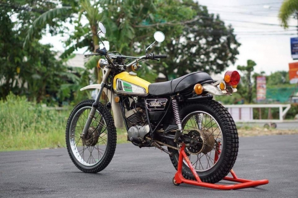 ร้าน วุฒิ นนบุรี ขาย YAMAHA DT125C 1978 รถสวยสีเดิมดรงงานทะเบียนโอน