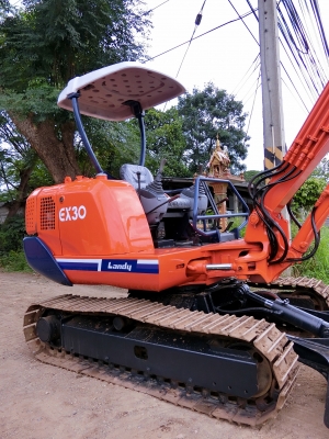 HITACHI EX-30 ขนาดPC-30 <มีVDOให้ชม>รถเก่านอกมีเอกสารอินวอย☎️ติดต่อ085-5632278 <ราคาต่อรองได้>